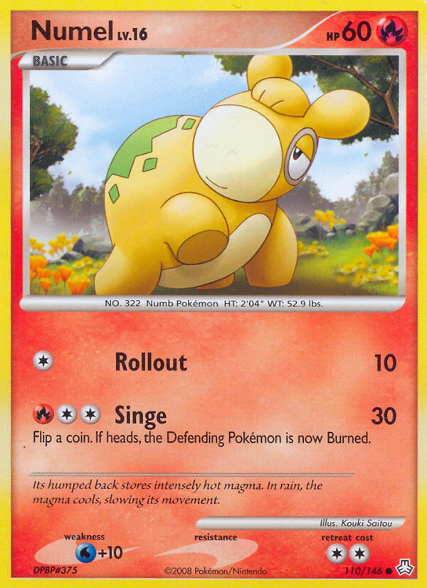 Numel (110/146) [Diamond & Pearl: Legends Awakened] Reverse Holofoil