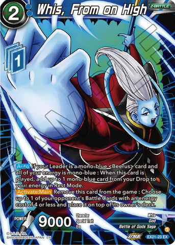 Whis, From on High (EX21-23) [5th Anniversary Set] Parallel Foil