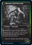 Weaver of Blossoms // Blossom-Clad Werewolf [Innistrad: Double Feature] Foil