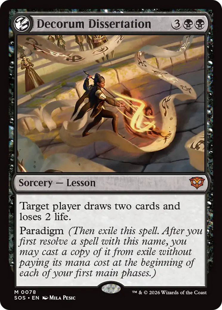 Decorum Dissertation [Secrets of Strixhaven] Foil