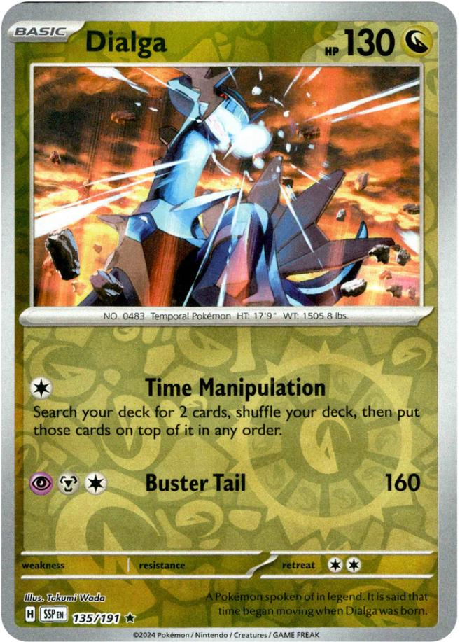 Dialga (135/191) [Scarlet & Violet: Surging Sparks] Reverse Holofoil
