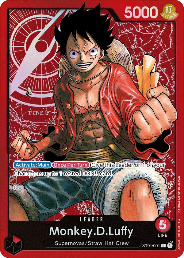 Monkey.D.Luffy (001) [Starter Deck: Straw Hat Crew] Foil
