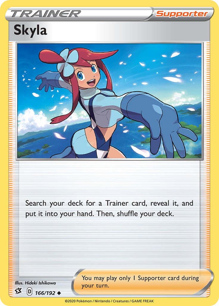 Skyla (166/192) [Sword & Shield: Rebel Clash] Reverse Holofoil
