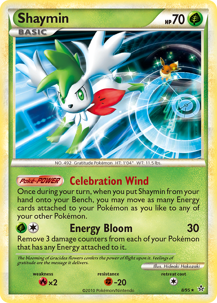 Shaymin (8/95) [HeartGold & SoulSilver: Unleashed] Reverse Holofoil