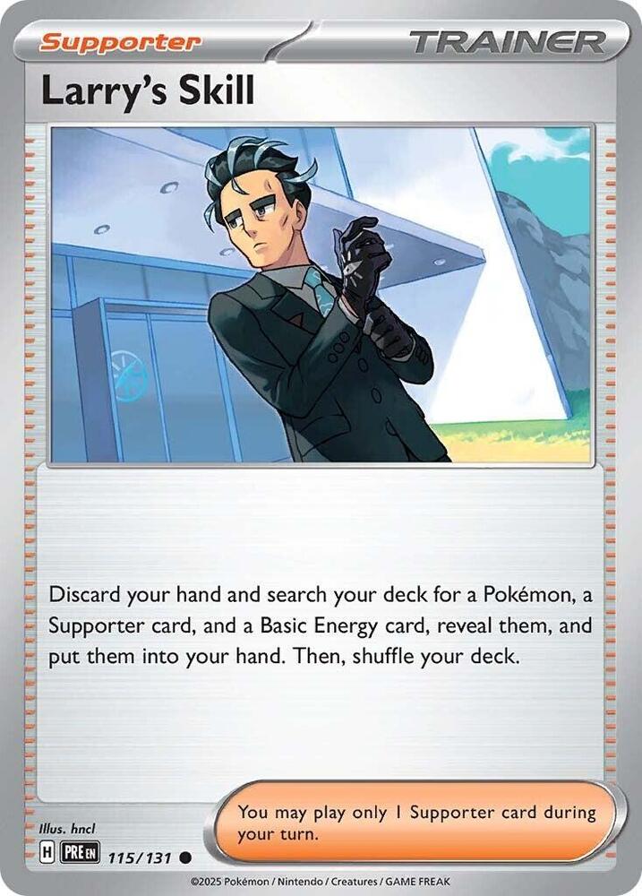 Larry's Skill (115/131) [Scarlet & Violet: Prismatic Evolutions] Reverse Holofoil