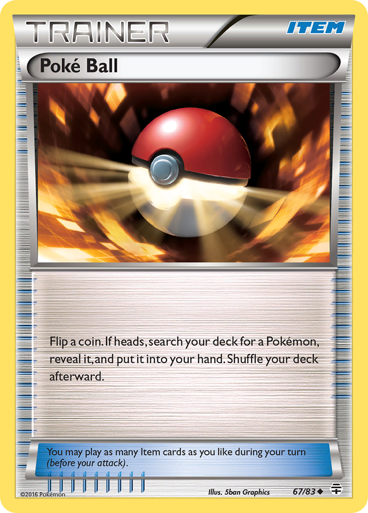 Poke Ball (67/83) [XY: Generations] Reverse Holofoil