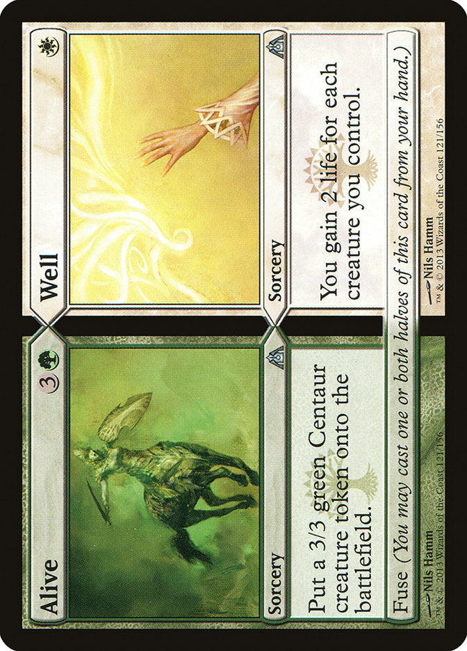 Alive // Well [Dragon's Maze] Foil