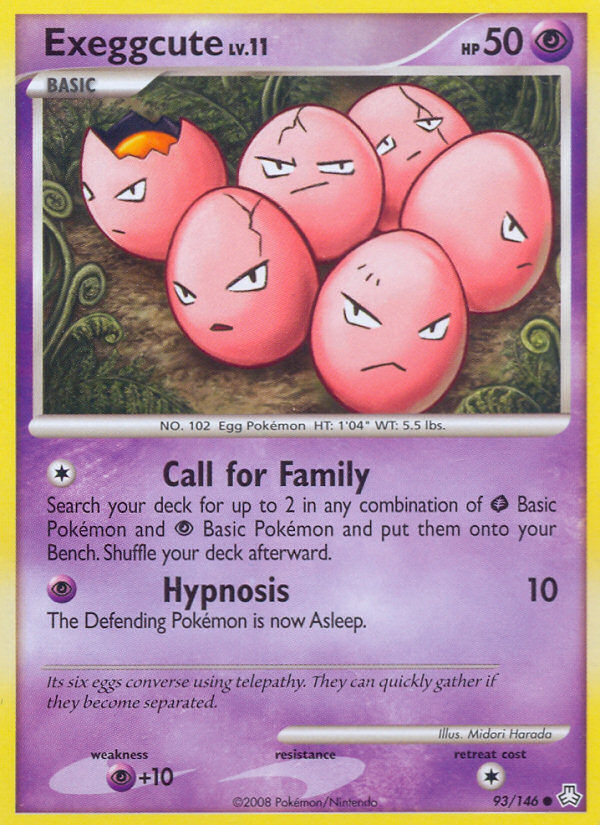 Exeggcute (93/146) [Diamond & Pearl: Legends Awakened] Reverse Holofoil