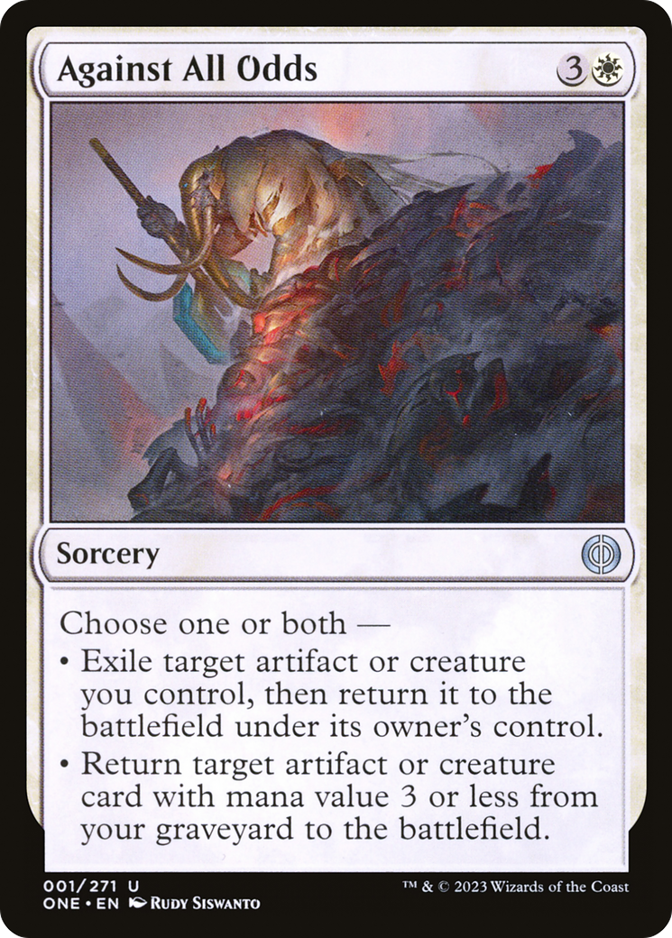 Against All Odds [Phyrexia: All Will Be One] Foil