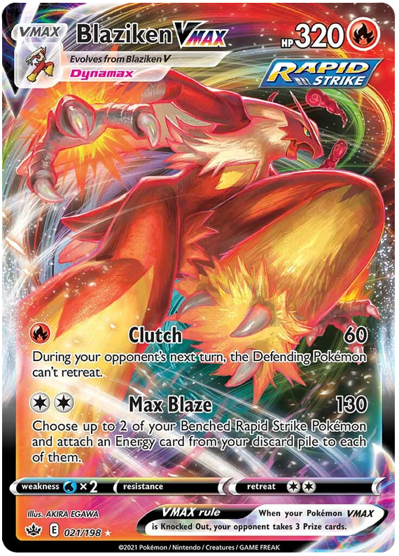 Blaziken VMAX (021/198) [Sword & Shield: Chilling Reign]