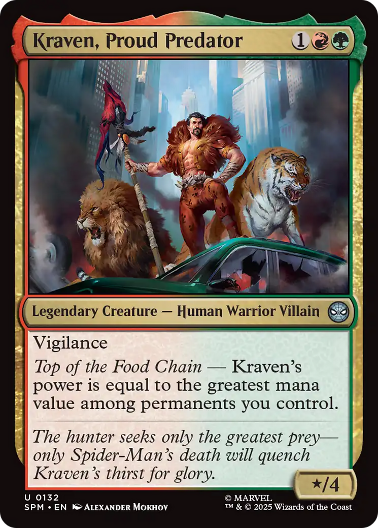 Kraven, Proud Predator [Marvel's Spider-Man] Foil