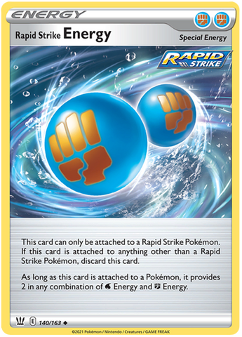 Rapid Strike Energy (140/163) [Sword & Shield: Battle Styles] Reverse Holofoil