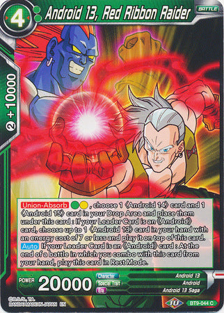 Android 13, Red Ribbon Raider (BT9-044) [Universal Onslaught] Parallel Foil