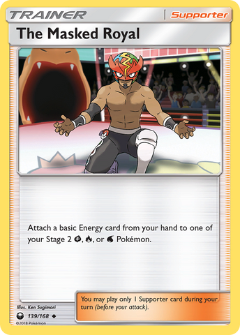 The Masked Royal (139/168) [Sun & Moon: Celestial Storm] Reverse Holofoil
