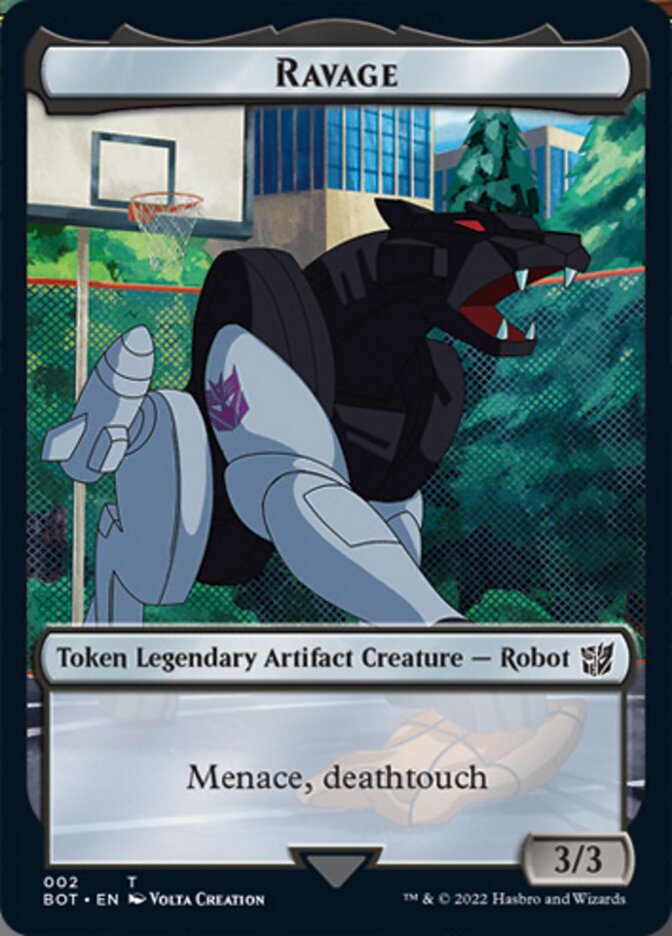Ravage [Transformers Tokens] Foil