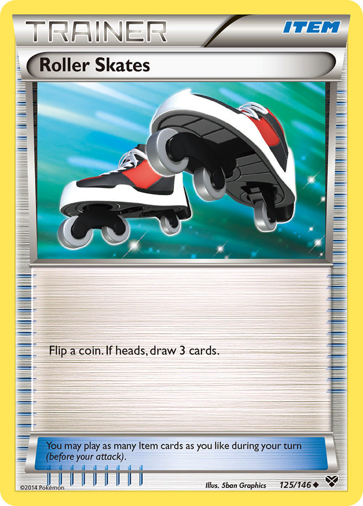 Roller Skates (125/146) [XY: Base Set] Reverse Holofoil