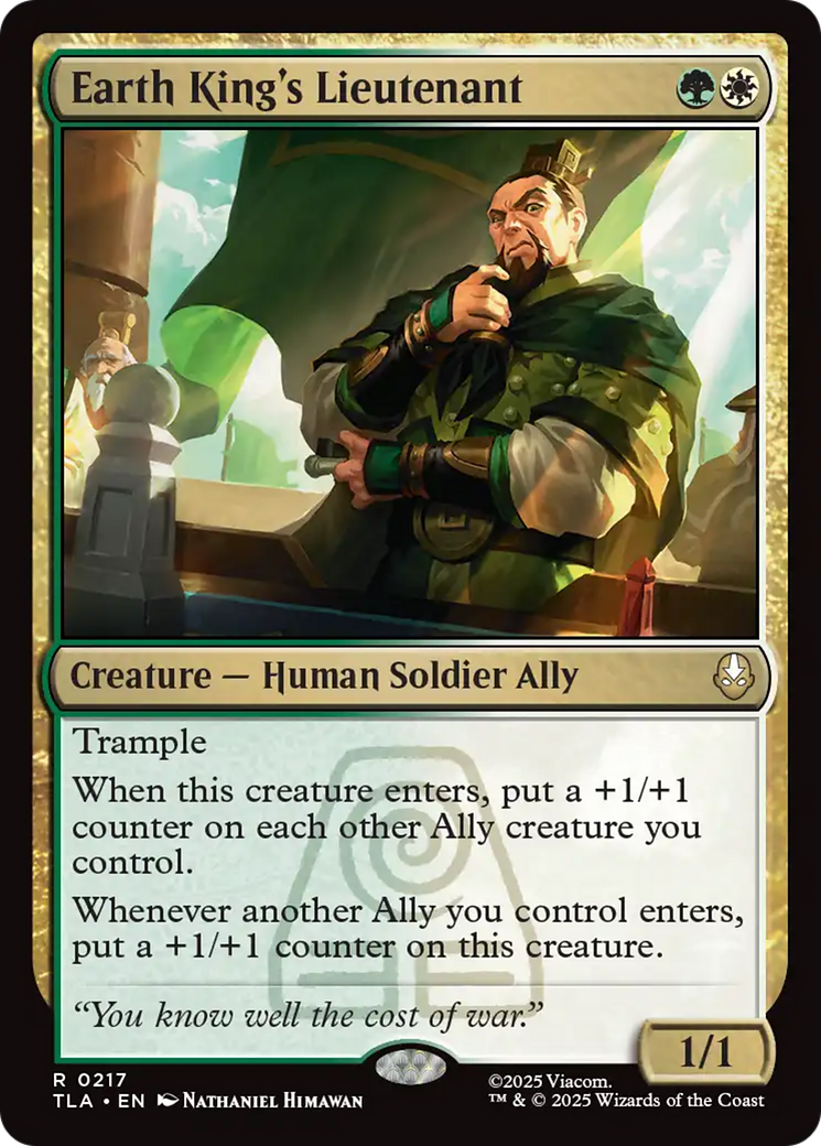 Earth King's Lieutenant [Avatar: The Last Airbender] Foil