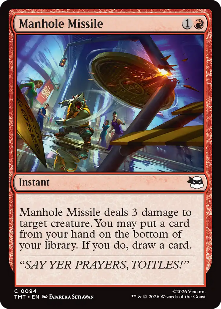 Manhole Missile [Teenage Mutant Ninja Turtles] Foil