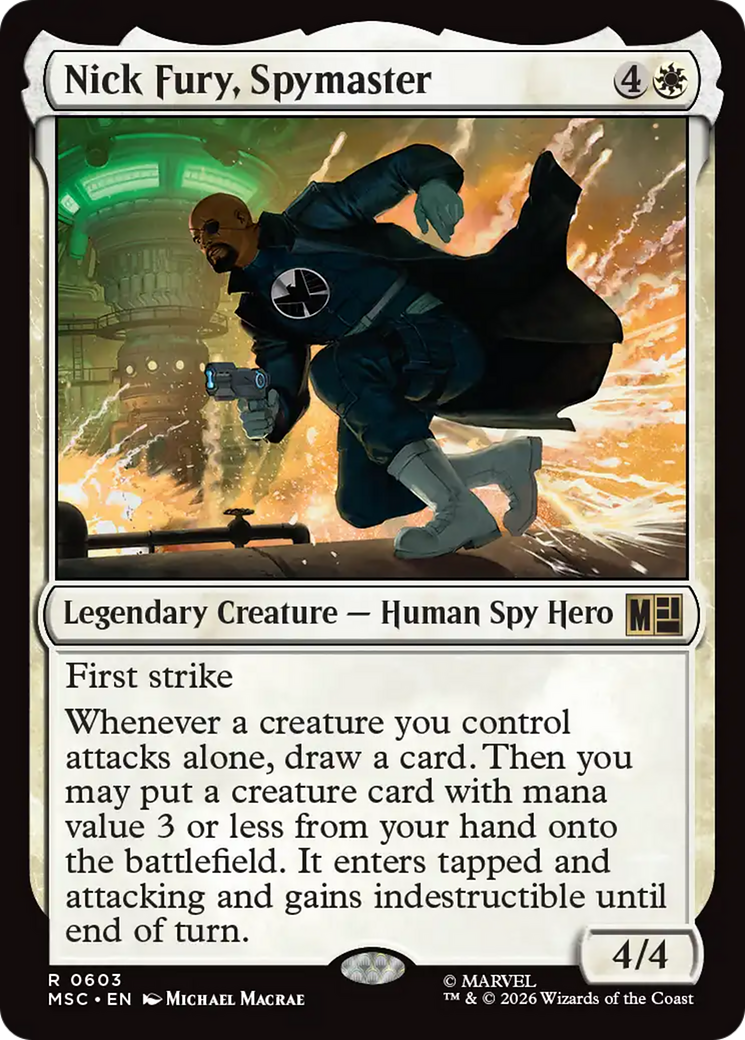 Nick Fury, Spymaster [Marvel Super Heroes Commander] Foil