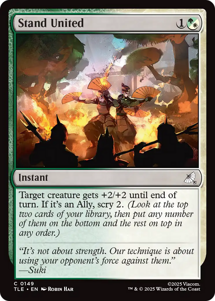 Stand United [Avatar: The Last Airbender: Eternal-Legal] Foil