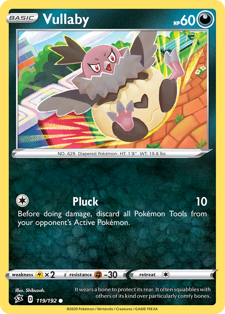 Vullaby (119/192) [Sword & Shield: Rebel Clash] Reverse Holofoil