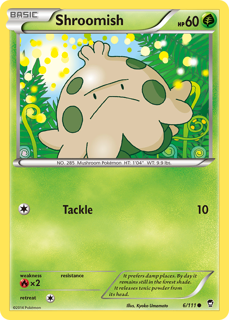 Shroomish (6/111) [XY: Furious Fists] Reverse Holofoil