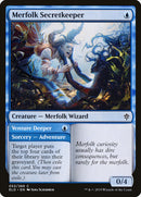 Merfolk Secretkeeper // Venture Deeper [Throne of Eldraine] Foil
