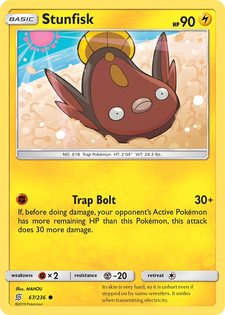 Stunfisk (67/236) [Sun & Moon: Unified Minds] Reverse Holofoil