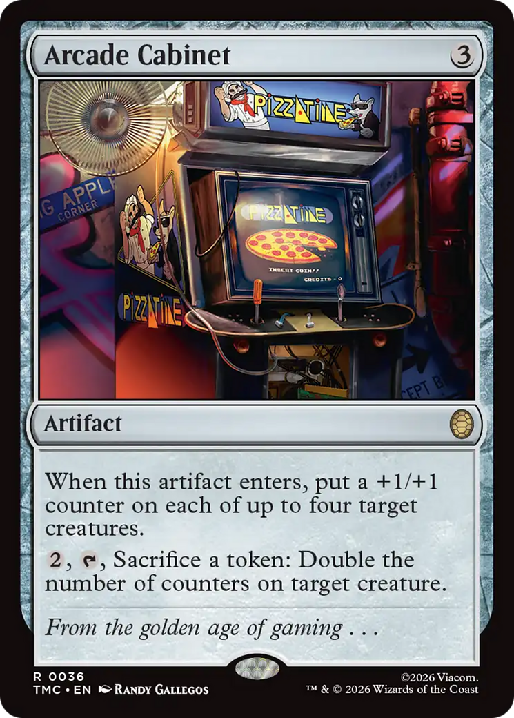 Arcade Cabinet [Teenage Mutant Ninja Turtles Commander] Foil