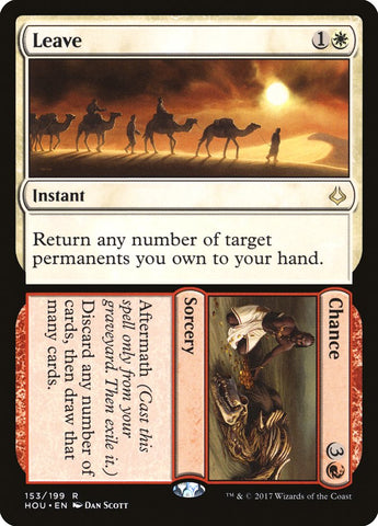 Leave // Chance [Hour of Devastation] Foil