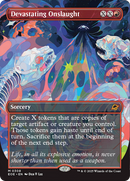 Devastating Onslaught (Borderless) [Edge of Eternities] Foil