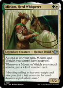 Miriam, Herd Whisperer [Outlaws of Thunder Junction] Foil