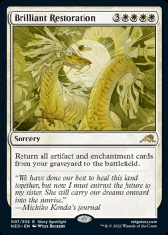 Brilliant Restoration [Kamigawa: Neon Dynasty] Foil