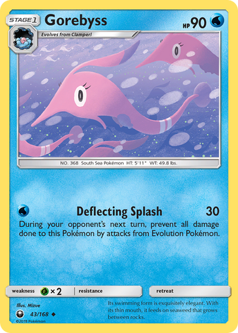 Gorebyss (43/168) [Sun & Moon: Celestial Storm] Reverse Holofoil