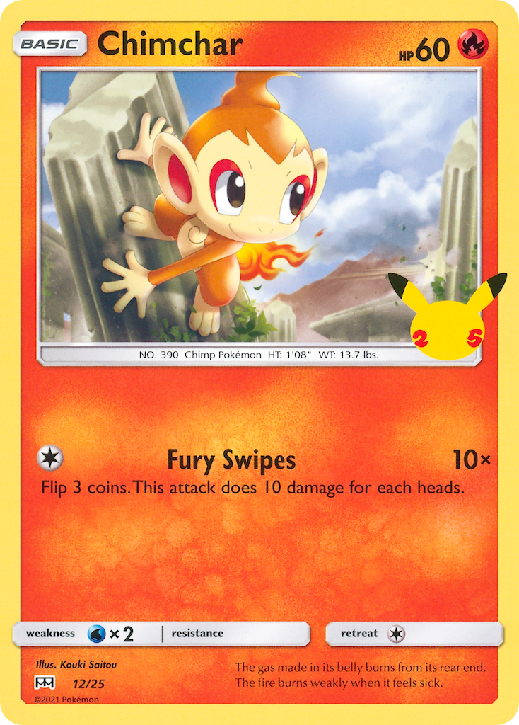 Chimchar (12/25) [McDonald's 25th Anniversary] Holofoil