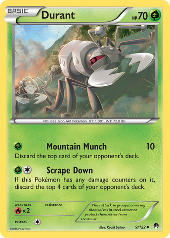 Durant (9/122) [XY: BREAKpoint] Reverse Holofoil