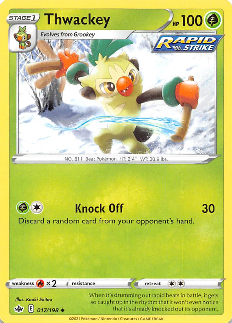 Thwackey (017/198) [Sword & Shield: Chilling Reign] Reverse Holofoil
