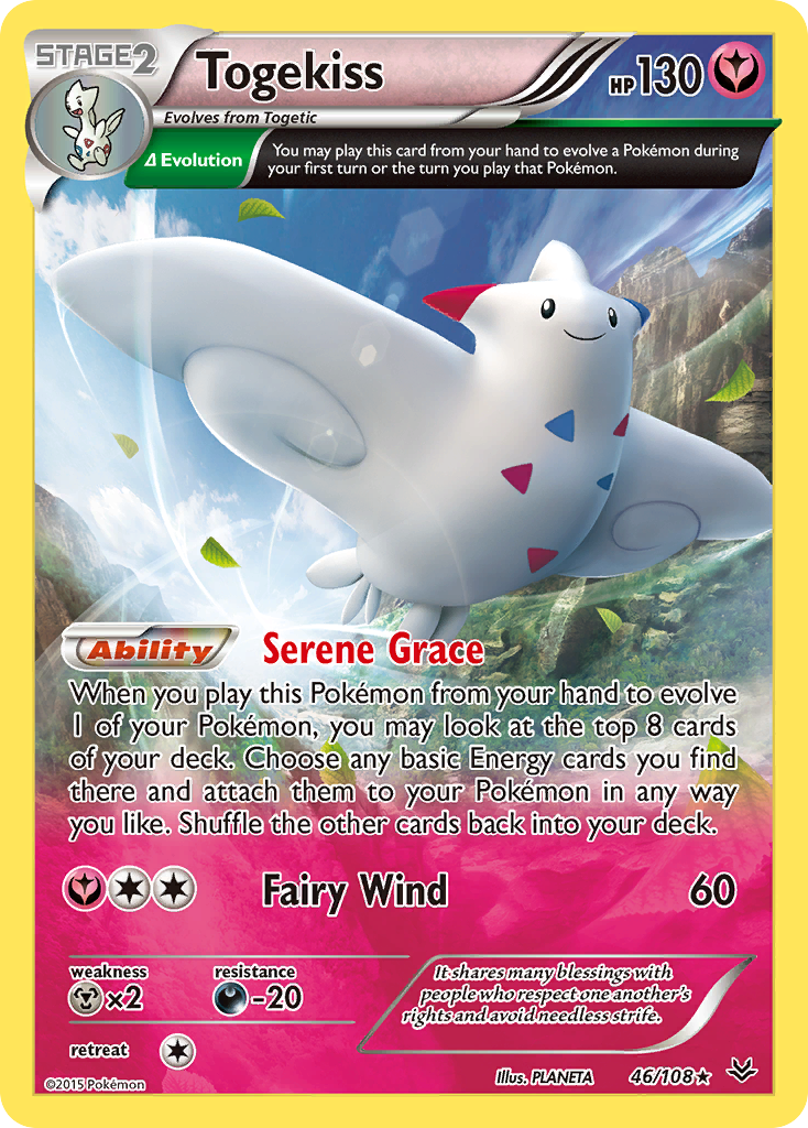 Togekiss (46/108) [XY: Roaring Skies] Reverse Holofoil
