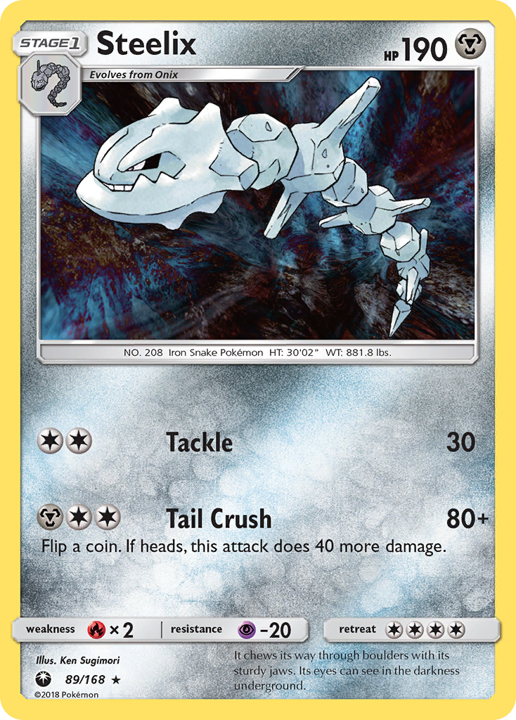 Steelix (89/168) [Sun & Moon: Celestial Storm] Reverse Holofoil