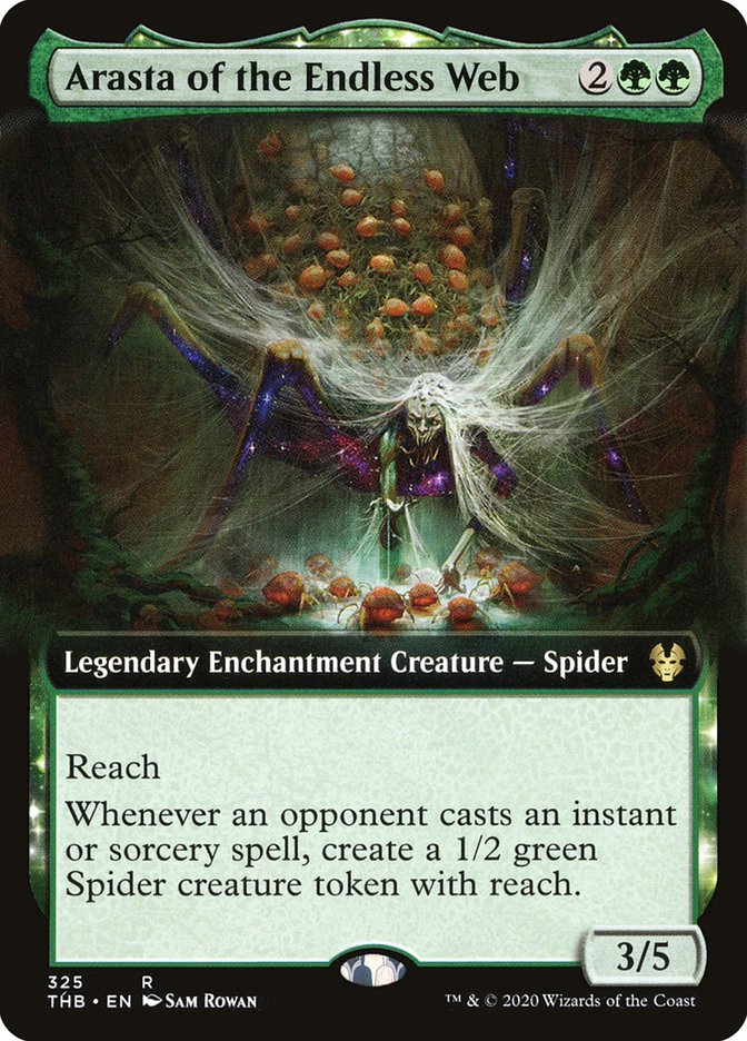 Arasta of the Endless Web (Extended Art) [Theros Beyond Death] Foil