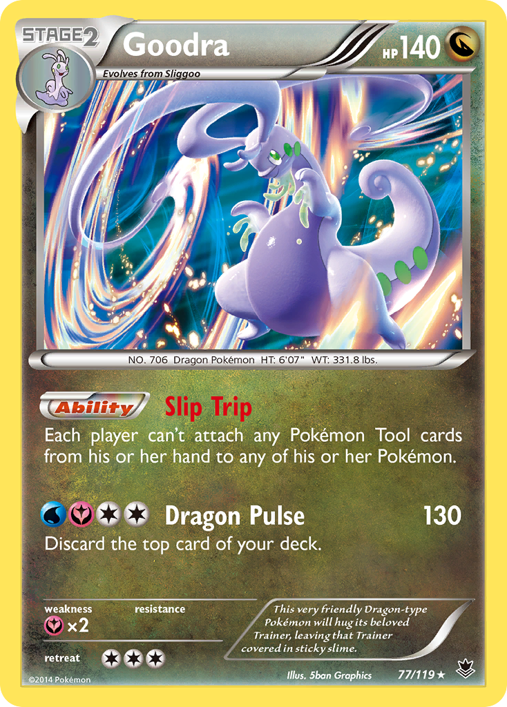 Goodra (77/119) [XY: Phantom Forces] Reverse Holofoil