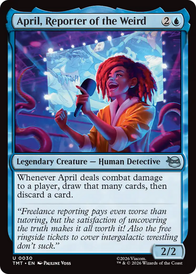 April, Reporter of the Weird [Teenage Mutant Ninja Turtles] Foil