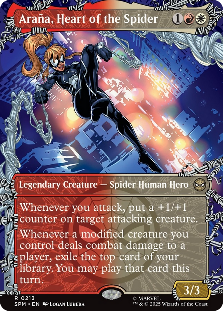 Arana, Heart of the Spider (Borderless) [Marvel's Spider-Man] Foil