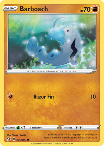 Barboach (099/192) [Sword & Shield: Rebel Clash] Reverse Holofoil
