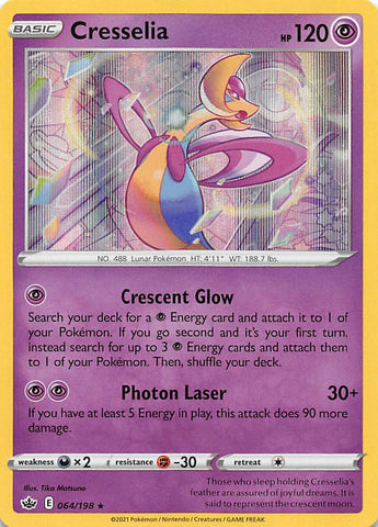 Cresselia (064/198) [Sword & Shield: Chilling Reign] Reverse Holofoil