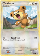 Teddiursa (65/95) [HeartGold & SoulSilver: Unleashed] Reverse Holofoil