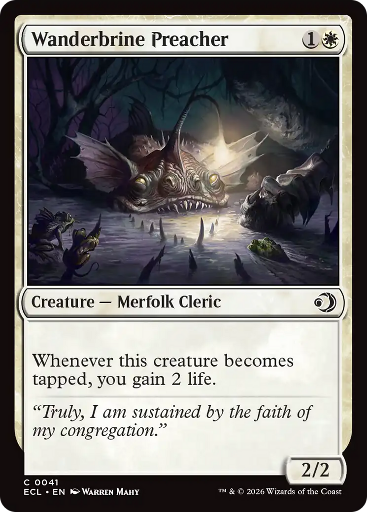 Wanderbrine Preacher [Lorwyn Eclipsed] Foil