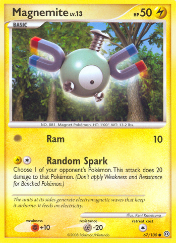 Magnemite (67/100) [Diamond & Pearl: Stormfront] Reverse Holofoil