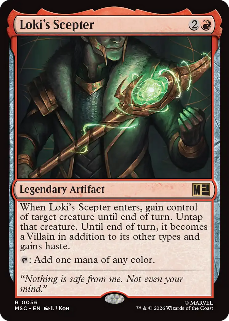 Loki's Scepter [Marvel Super Heroes Commander] Foil