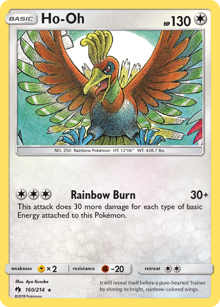 Ho-Oh (160/214) [Sun & Moon: Lost Thunder] Reverse Holofoil